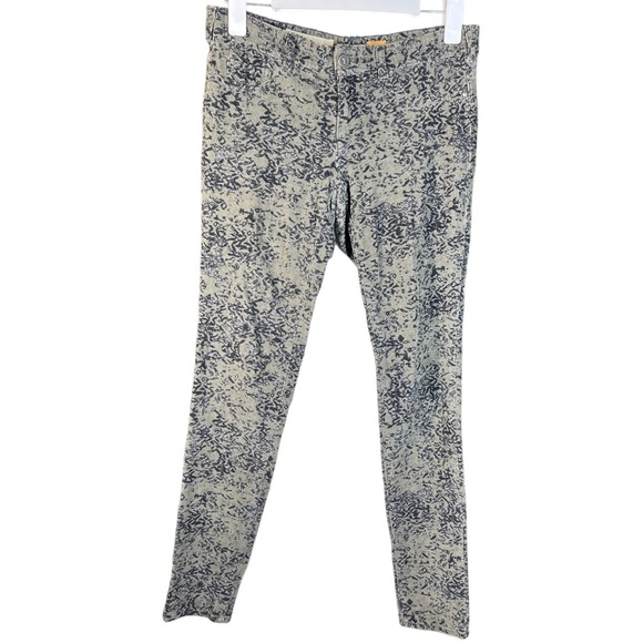 Pilcro Women's Serif Cords Corduroy Pants Abstract Green Black 25 Fall Skinny - Picture 5 of 12